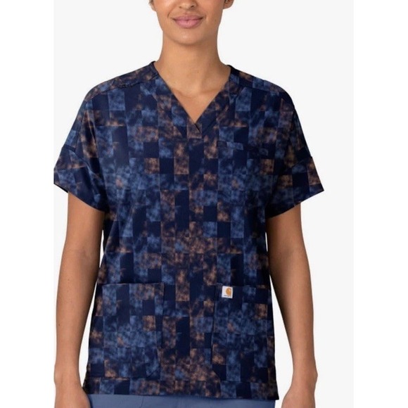 Carhartt Tops - Carhartt Scrubs C13314 Women's Force Cross-Flex Modern Fit Oversized V Sz Small